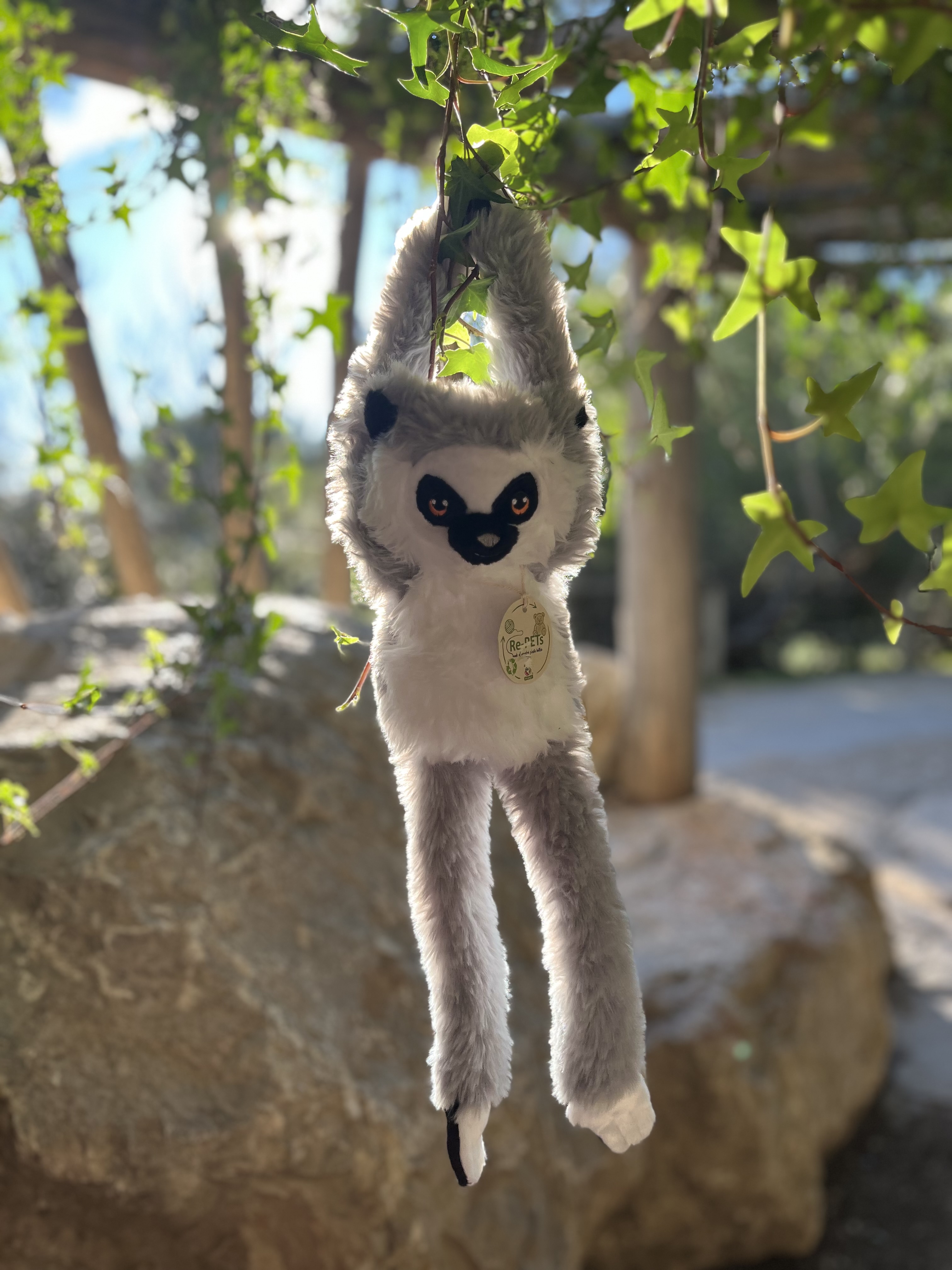 Bunblic Singe Peluche Jouet Adorable Singe Avec Foulard Jouet De Sommeil Doux Pour Canapé Voiture Chambre D'Enfants