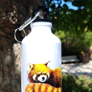 GOURDE BLANCHE "PANDAS ROUX"