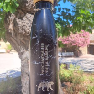 GOURDE ISOTHERME NOIRE "TIGRE"