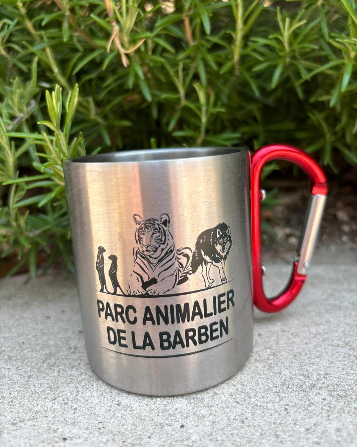 TASSE METAL MOUSQUETON TIGRE